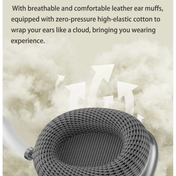 Wireless Over Ear Headphones Stereo with Deep Bass Bluetooth Headphones - Picture 5 of 9